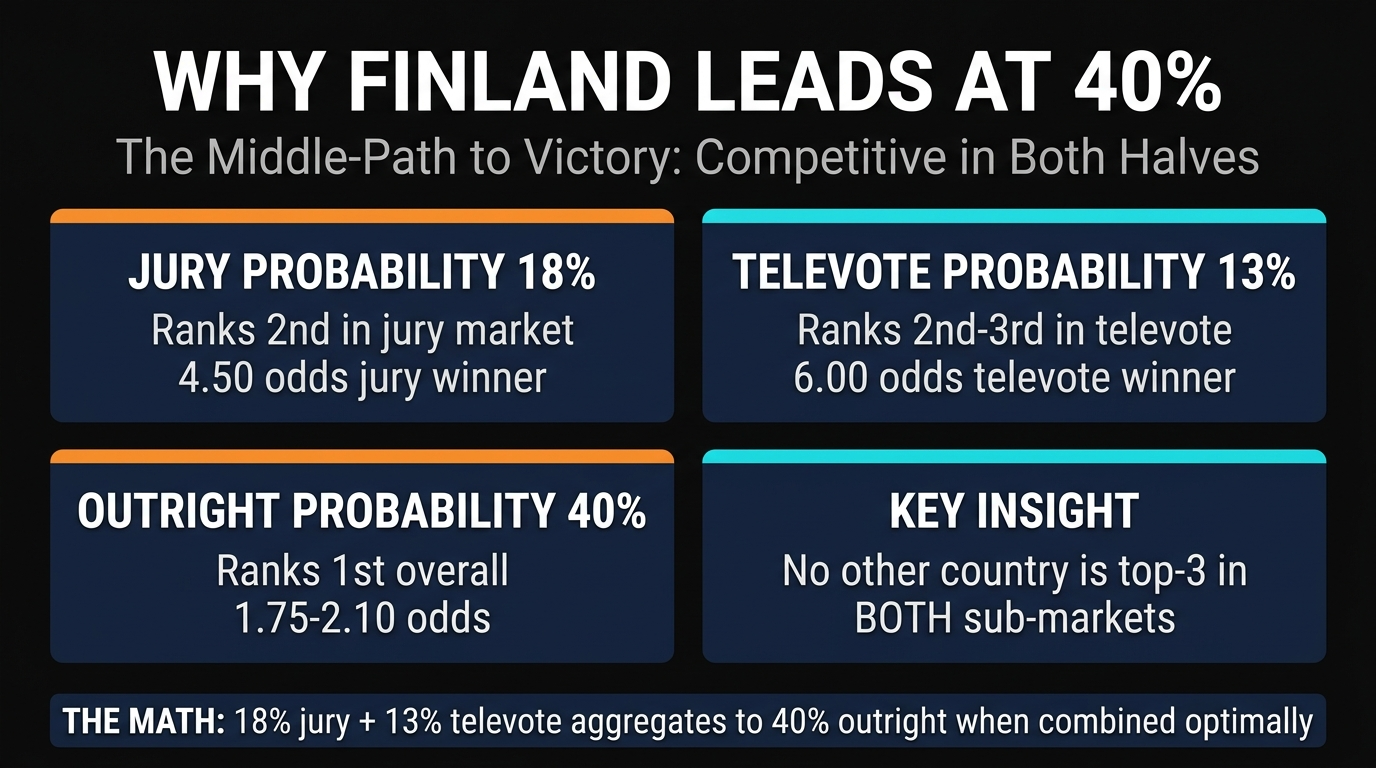 Finland Liekinheitin jury and televote combined path to Eurovision 2026 Grand Final victory