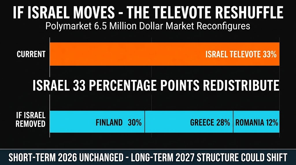 Israel televote 33 percent Eurovision Asia reshuffle impact analysis