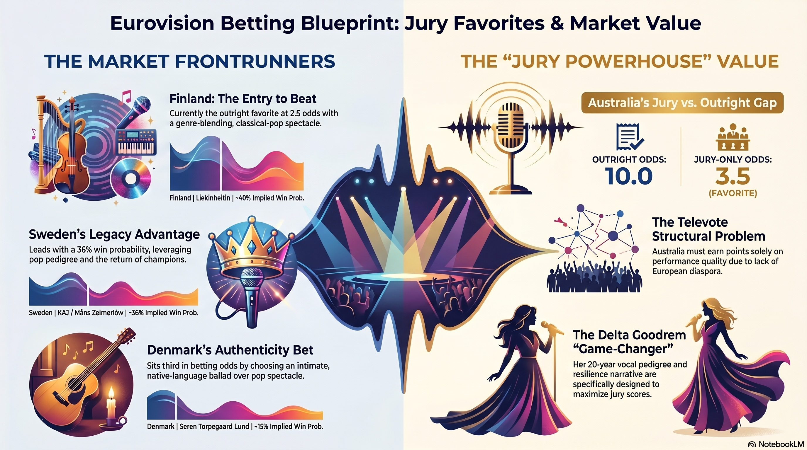 Eurovision Betting Blueprint: Jury Favorites & Market Value