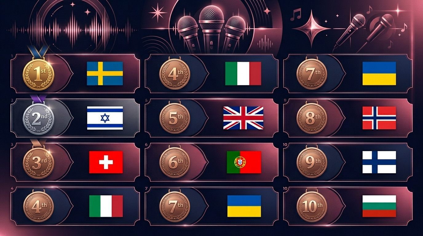 Countries with the most all-time-best entries
