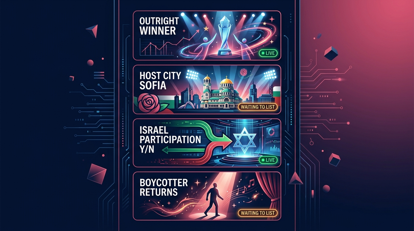Eurovision 2027 Polymarket markets watchlist