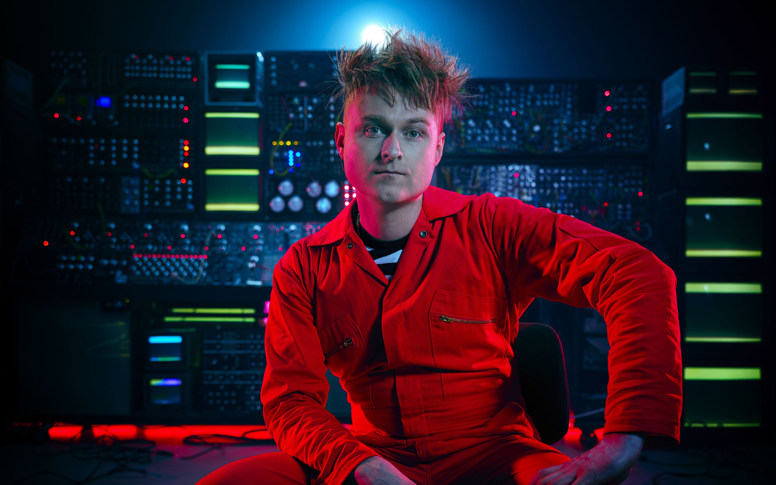 Look Mum No Computer (Sam Battle) representing the UK at Eurovision 2026 — official press photo