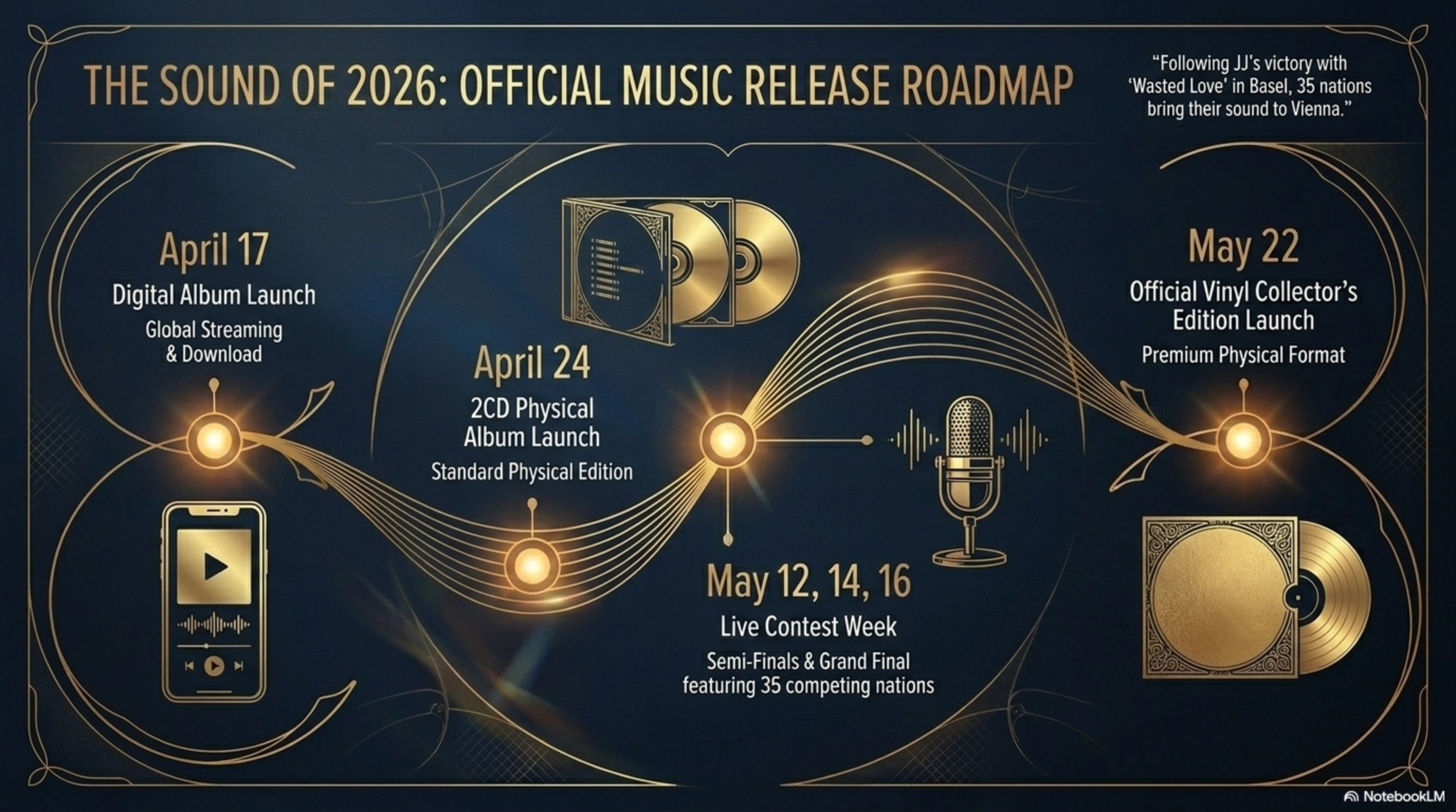 NotebookLM slide — Eurovision Song Contest Asia Bangkok 2026 launch context