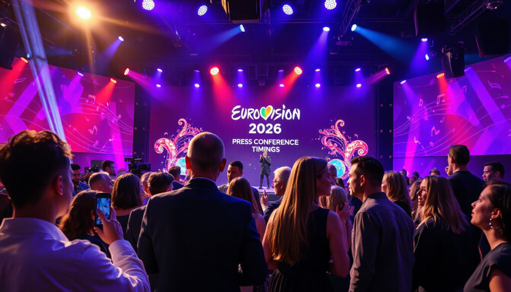 Catch the Buzz: Eurovision 2026 Press Conference Timings Revealed